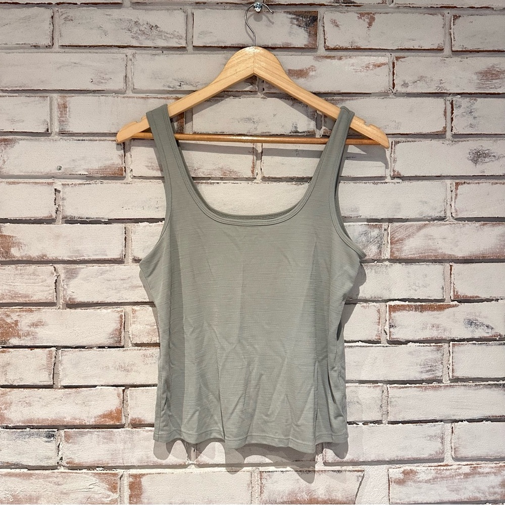 Athleta Sandwash Modal Sage Scoop Neck Tank Top